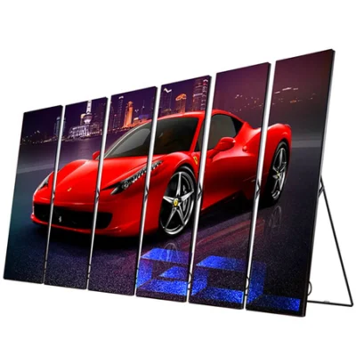 Display per poster con schermo a LED per lettore pubblicitario portatile Smart Panel P2.5 per centro commerciale