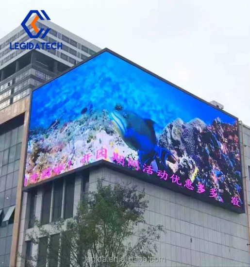 Legidatech P10 3D IP65 Pubblicità esterna impermeabile a LED Pubblicità commerciale ad alta luminosità Videowall a LED di grandi dimensioni Segnaletica digitale impermeabile